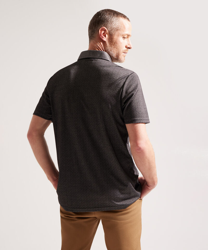 Polo Estampada con Bolsillo