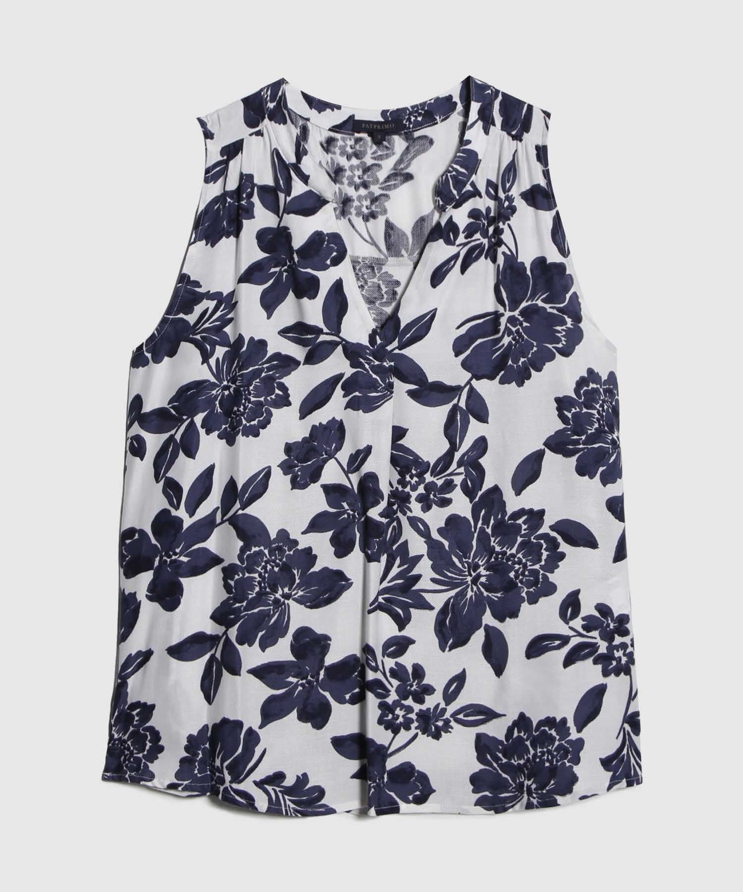 Blusa Manga Sisa Cuello Neru Estampada