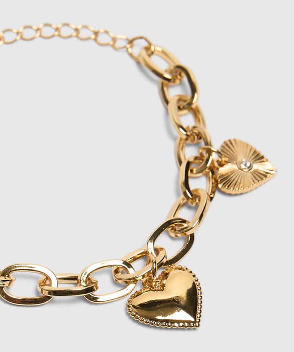 Pulsera De Eslabones Con Dijes Mujer