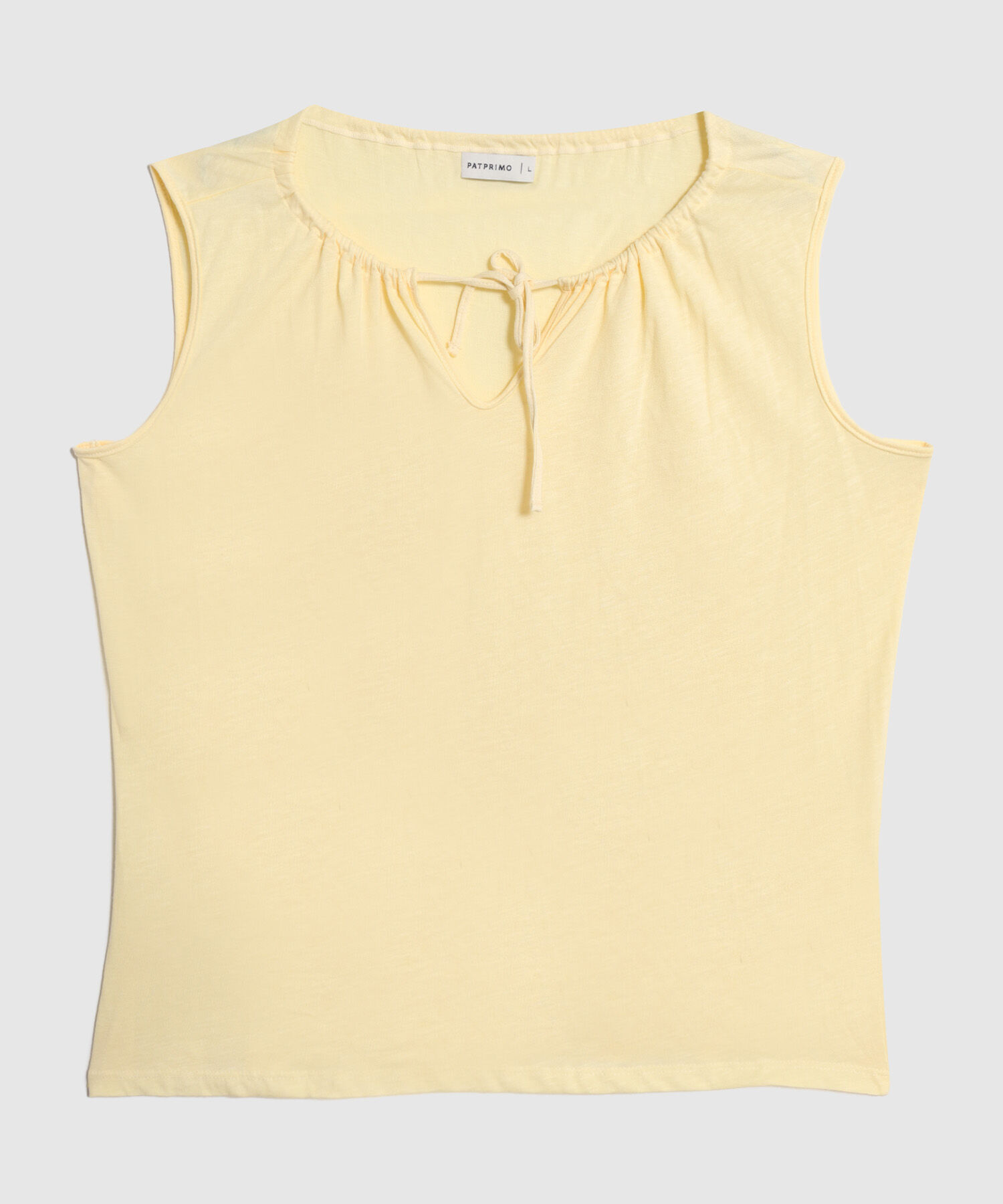 Camiseta Sin Mangas para Mujer con Escote V Casual