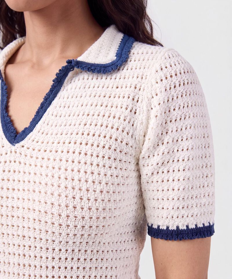 Polo En Tejido De Punto Para Mujer