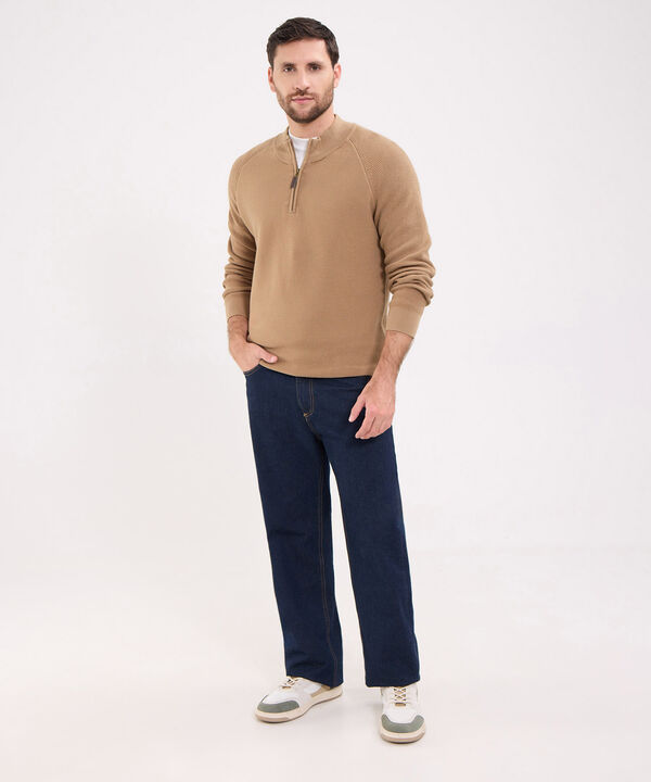 Saco Cuello Alto Con Cremallera Para Hombre image number null