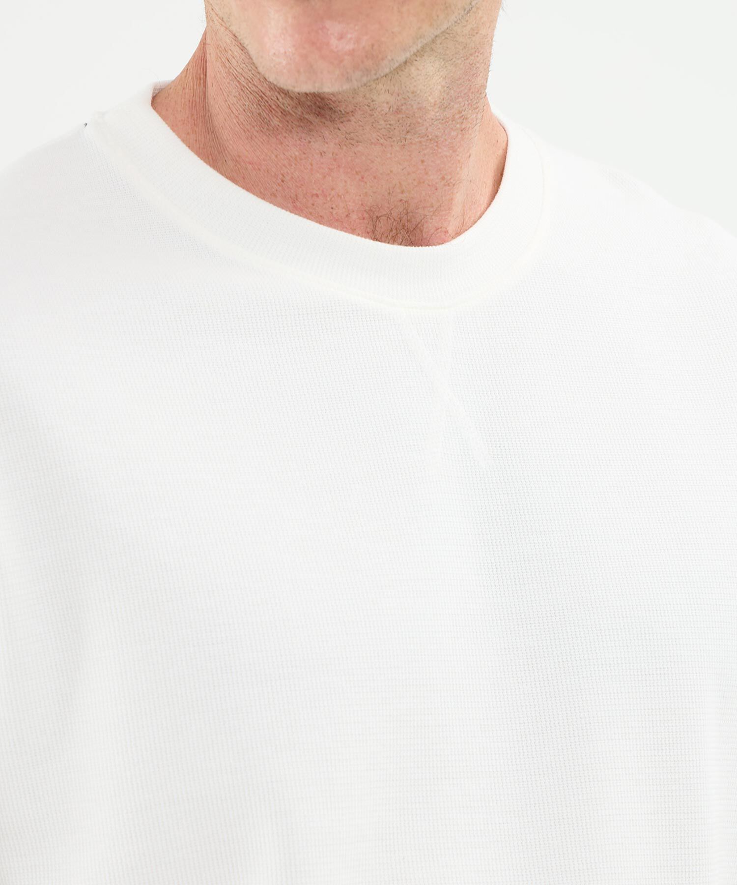 Camiseta Manga Corta Cuello Redondo Unicolor 