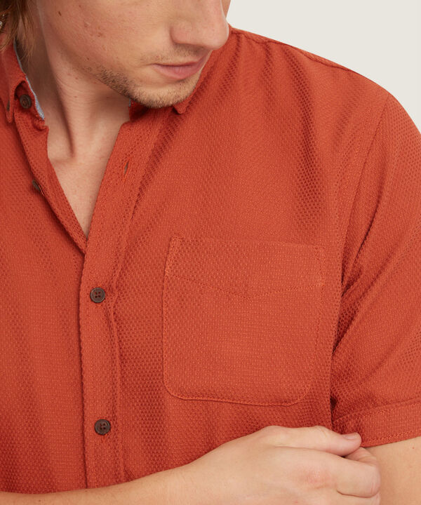 Camisa Manga Corta Con Bolsillo image number null
