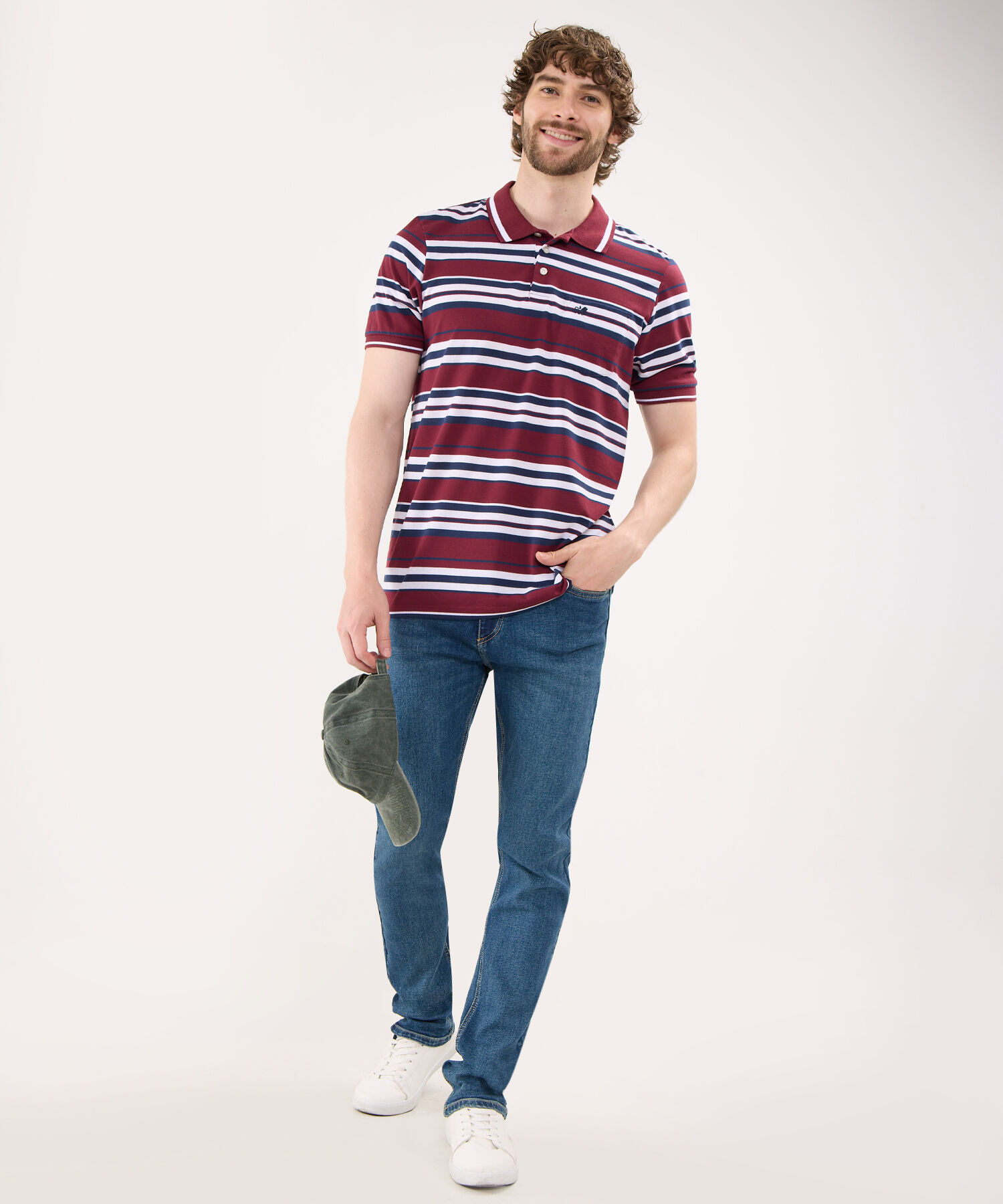 Jean Jean Masculino Slim Tono Azul Medio.