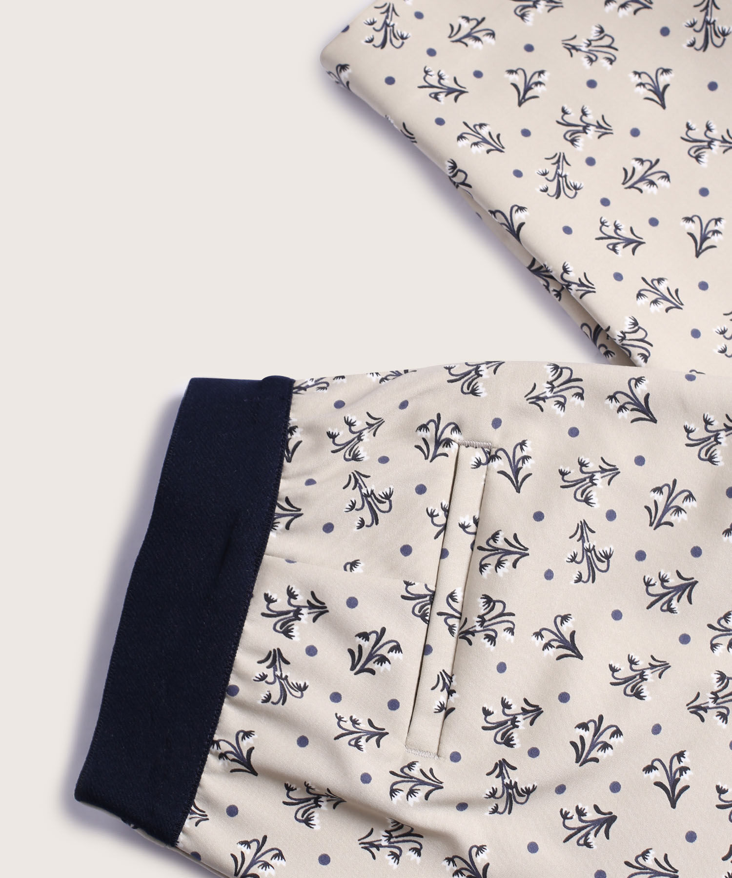 Pantalon Clasico Estampado