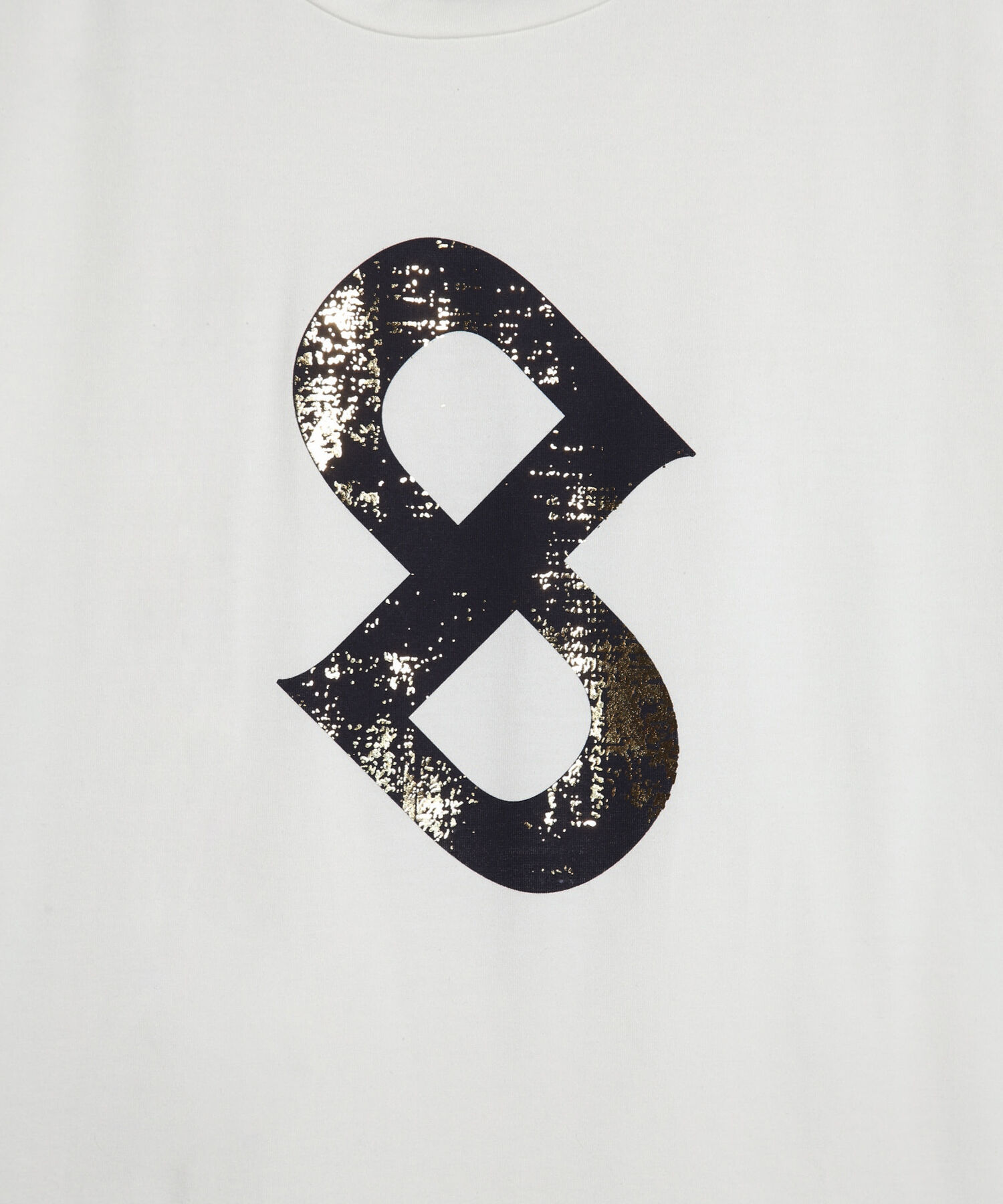 Camiseta Estampado Metalizado