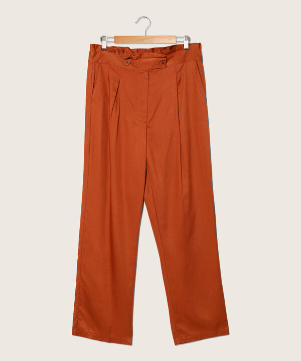 Pantalón Cigarette Unicolor