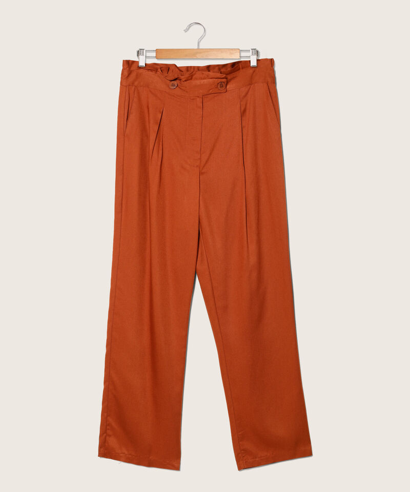Pantalón Cigarette Unicolor