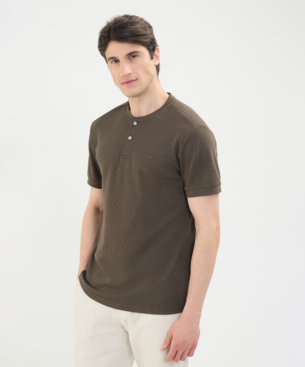 Cuello Camiseta Henley image number null