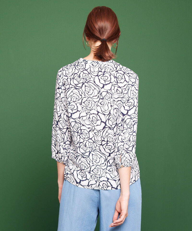 Blusa Manga 3/4 Estampada