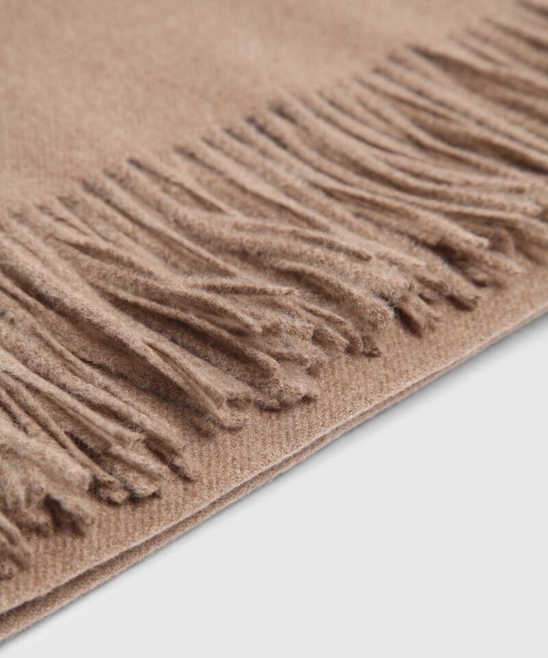 Bufanda Suave de Tejido Fino con Flecos Para Hombre