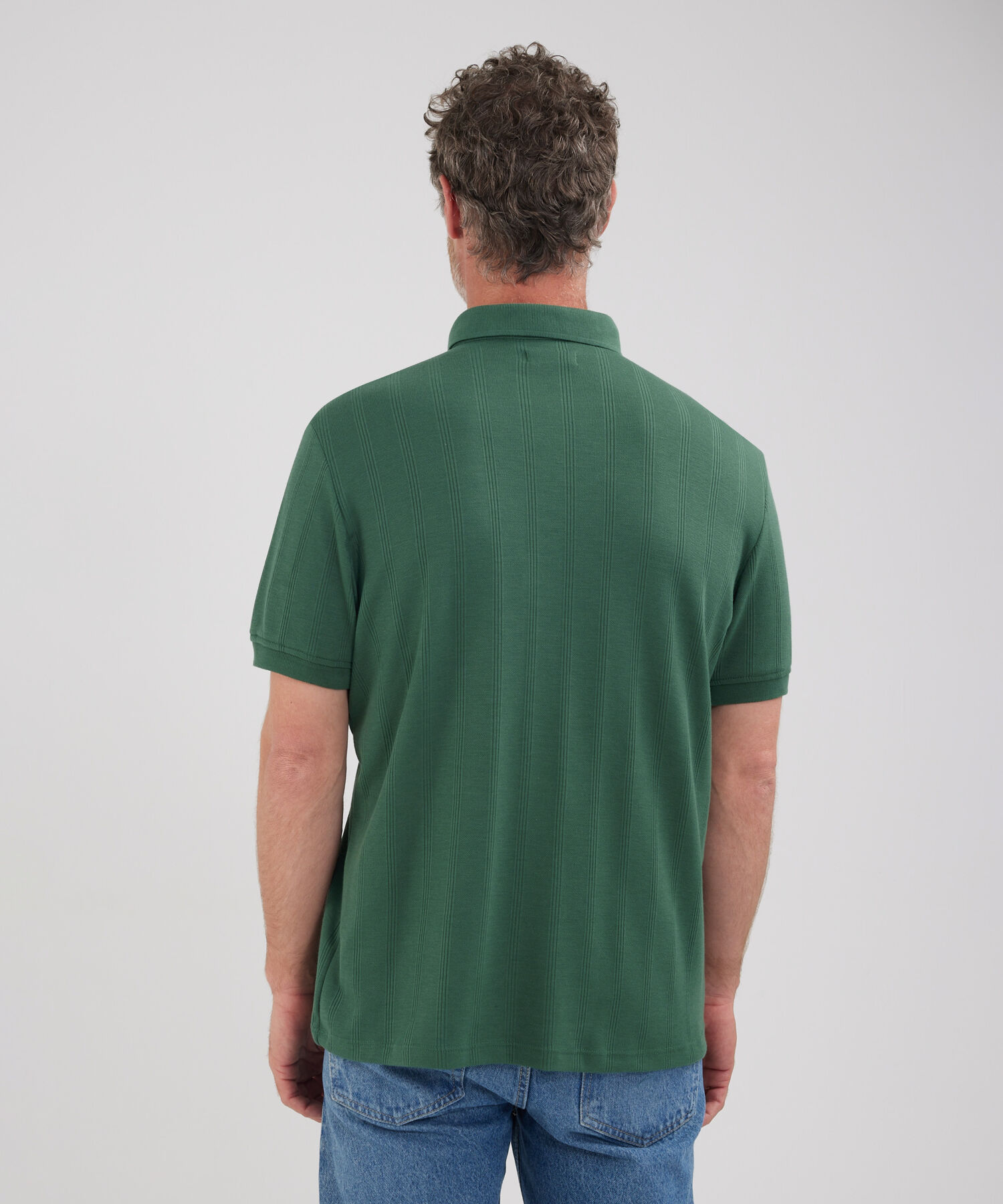 Polo Textura Unicolor