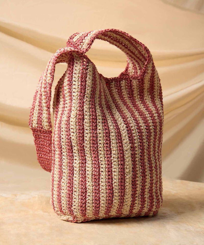 Bolso Tipo Hobo de Tejido Crochet para Mujer
