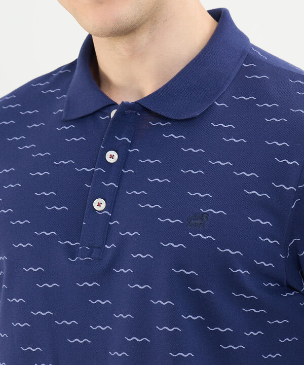 Polo Tejida Estampada