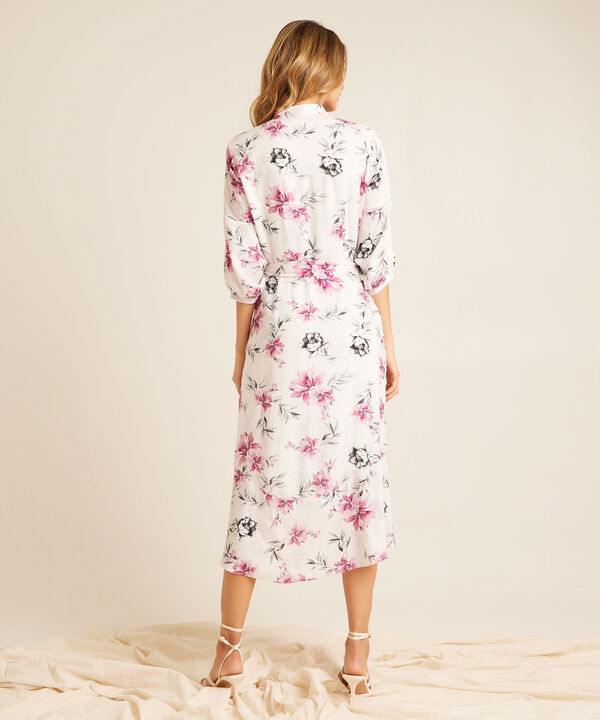 Vestido Manga 3/4  Estampado