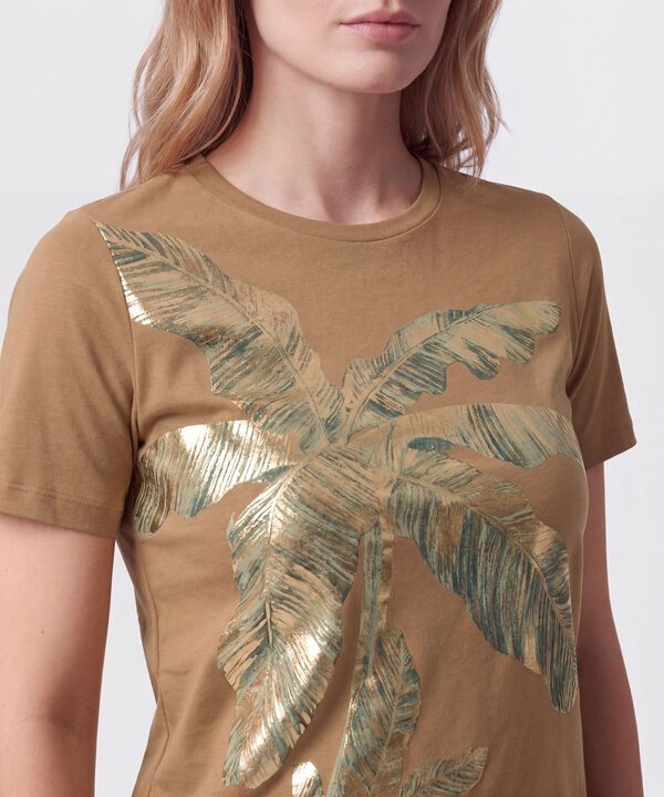 Camiseta De Cuello Redondo Para Mujer