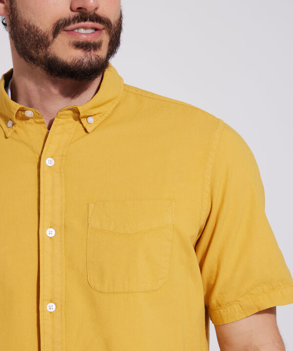 Camisa Manga Corta Unicolor image number null