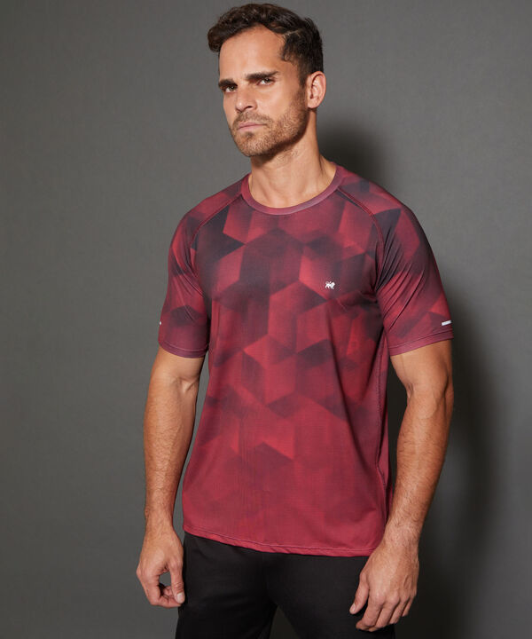 Camiseta Manga Ranglan Corta Sublimada Con Degrade, Sport Líneas Patprimo image number null