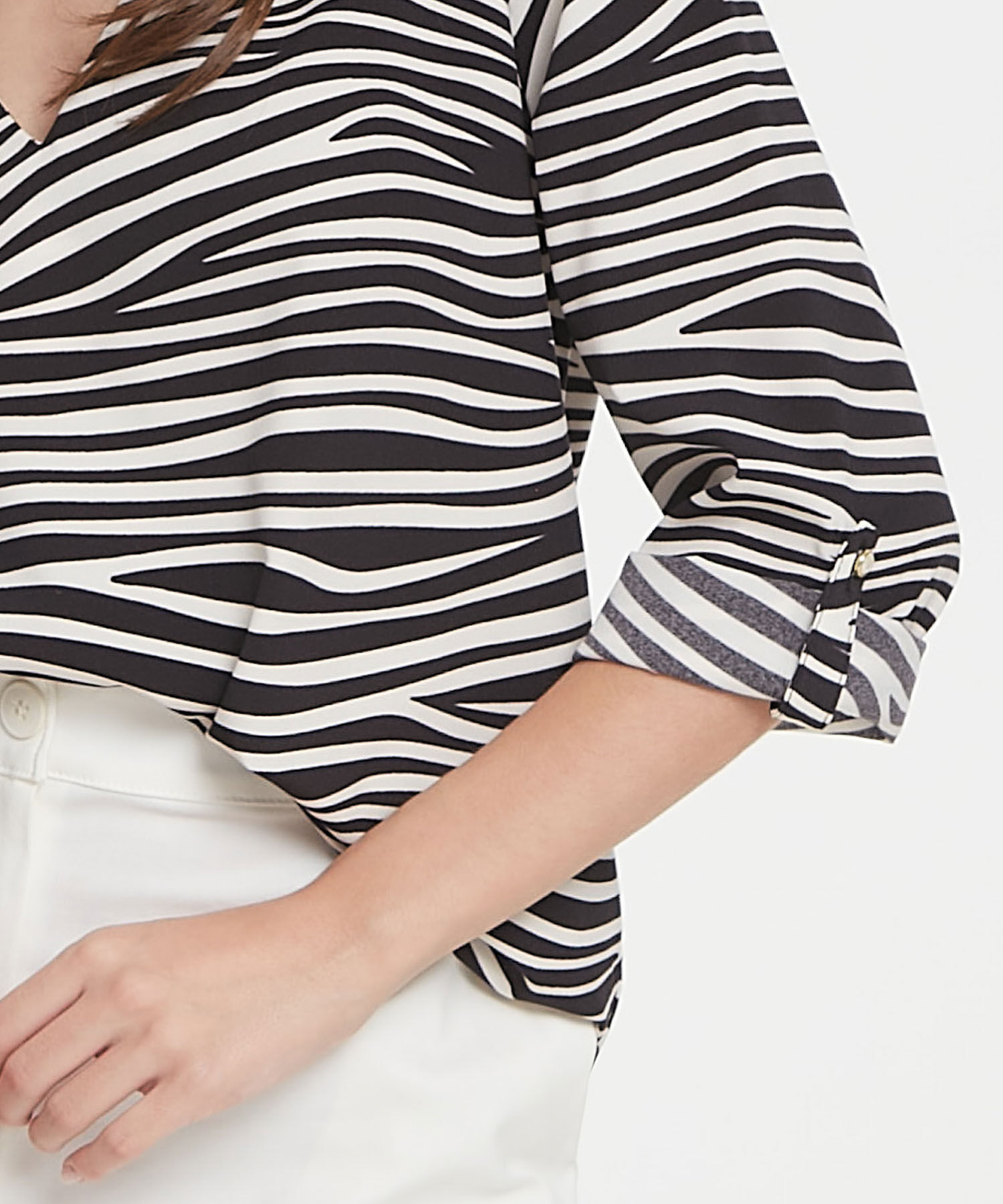 Blusa Manga 3/4 Estampada