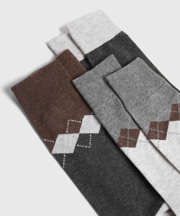 Pack X3 Medias Largas Estampadas image number null
