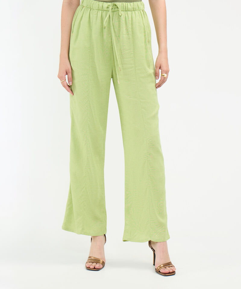 Pantalón en Efecto Lino