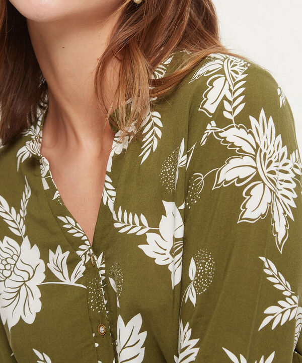 Blusa Manga 3/4 Estampada