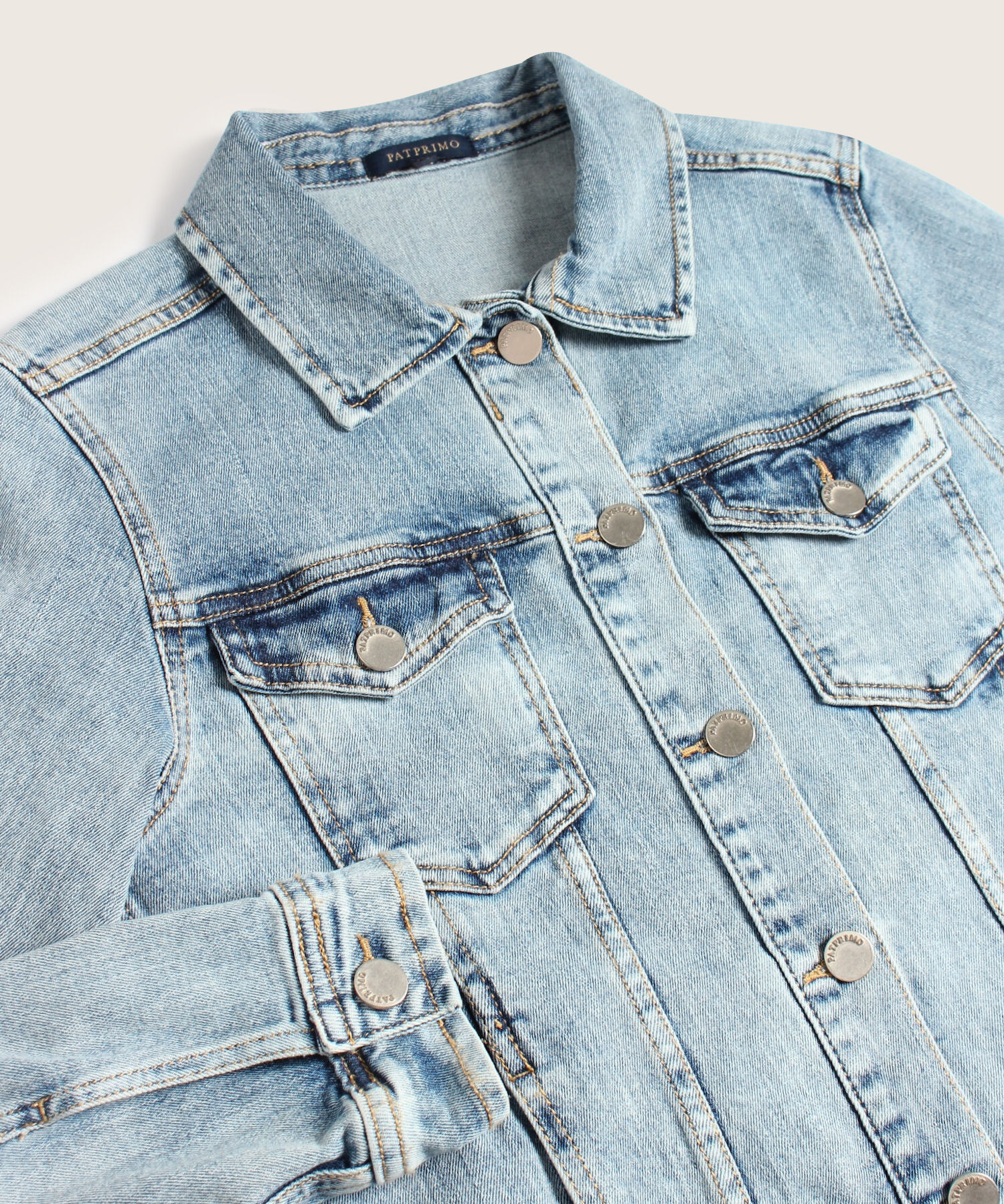 Chaqueta Clásica Rainwash Tono Azul Claro