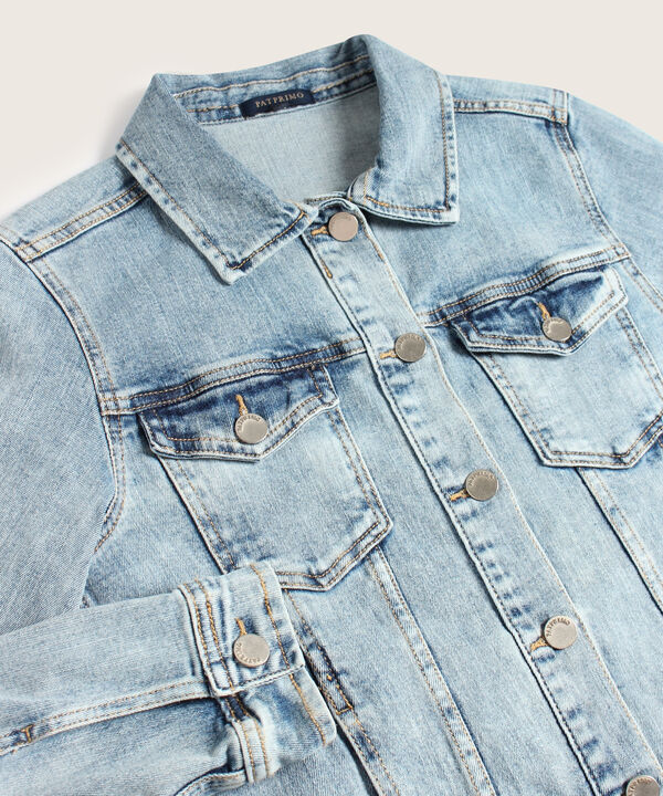 Chaqueta Clásica Rainwash Tono Azul Claro