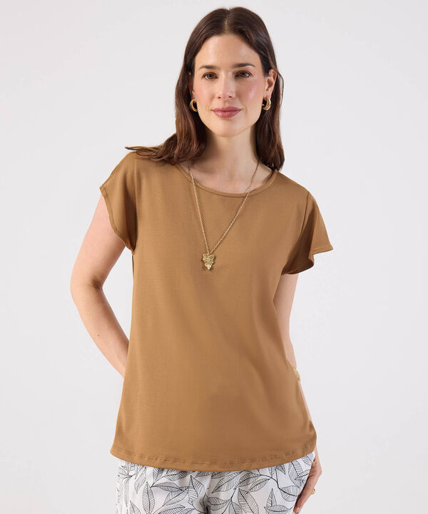 Camiseta manga corta Unicolor