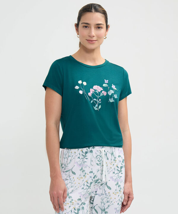 Conjunto de Pijama Estampada
