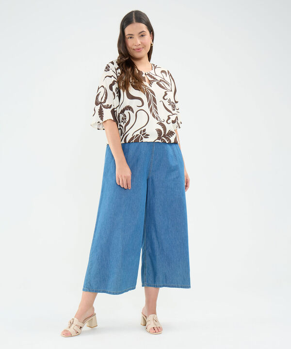 Blusa Estampado Botánico image number null