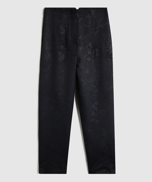 Pantal&oacute;n de Tiro Alto Estampado para Mujer image number null