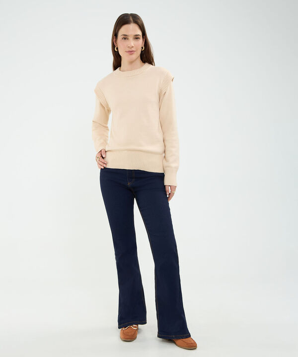 Jeans Flare Tono Oscuro image number null