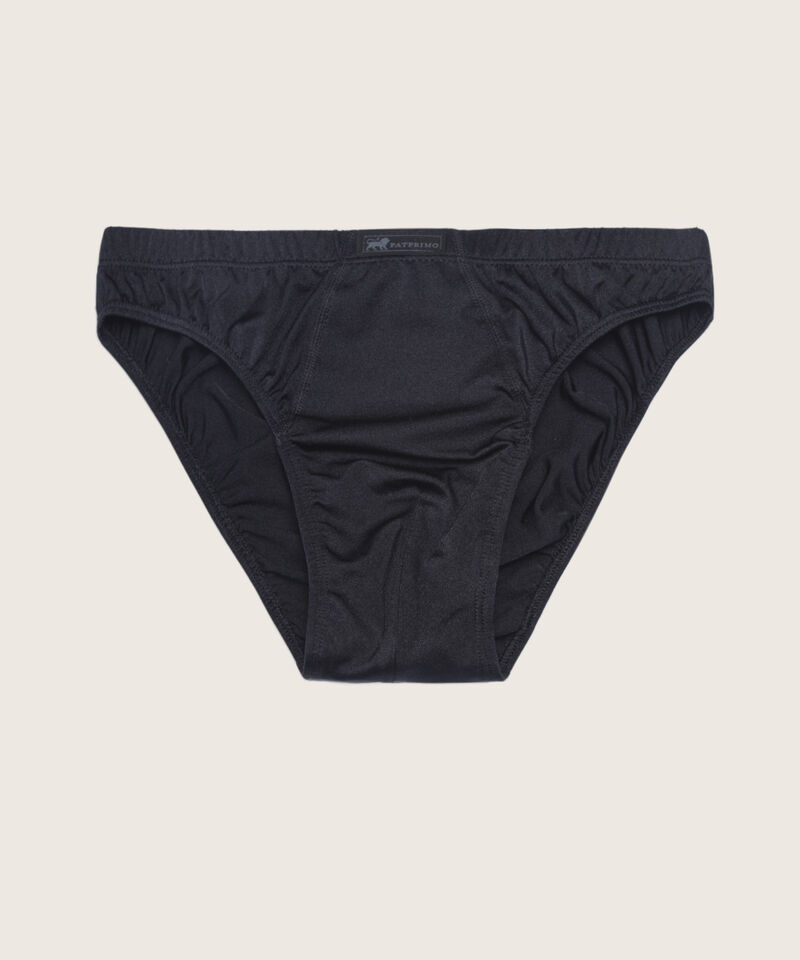 Calzoncillo Tipo Tanga Unicolor En Microfibra
