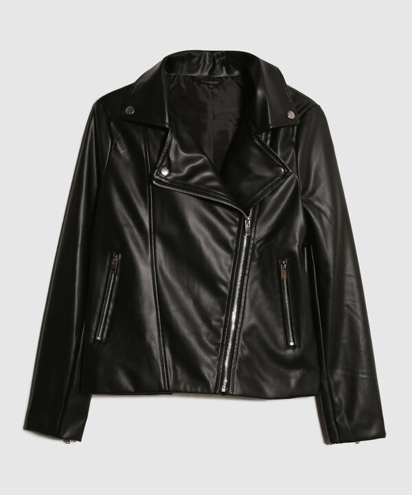 Chaqueta Cremallera Cruzada