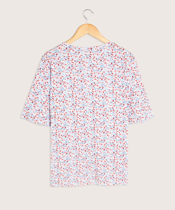 Camiseta Manga Al Codo Estampada