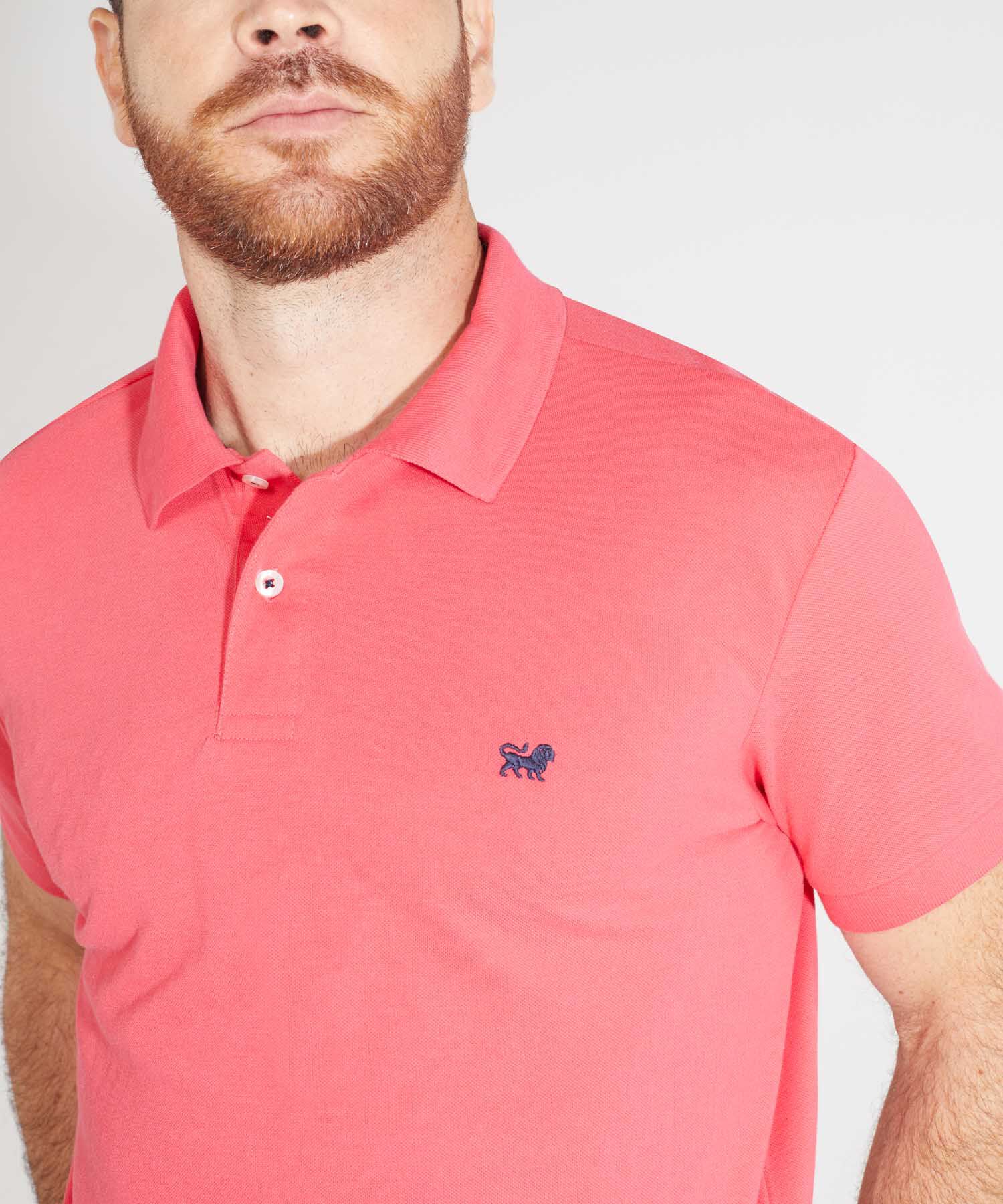 Polo Tejido Unicolor Cuello Y Puños Tejidos,Sin Bolsillo Con Hiladillo.