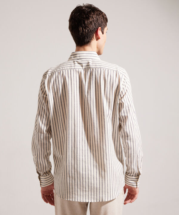 Camisa Manga Larga a Rayas