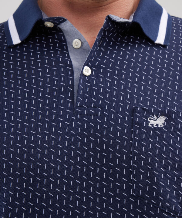 Polo Estampada Regular Fit