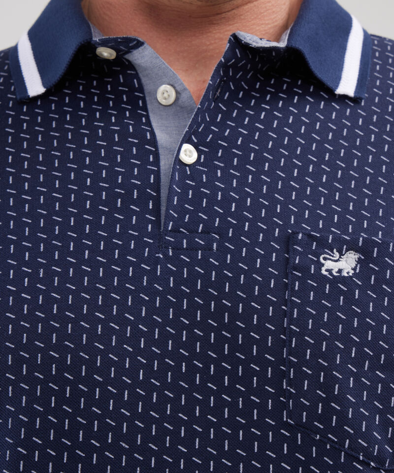 Polo Estampada Regular Fit