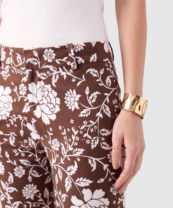 Pantal&oacute;n Capri Estampado Para Mujer