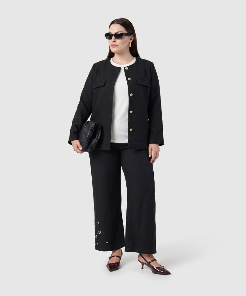 Pantal&oacute;n Culotte Con Pedrer&iacute;a Para Mujer Curvy