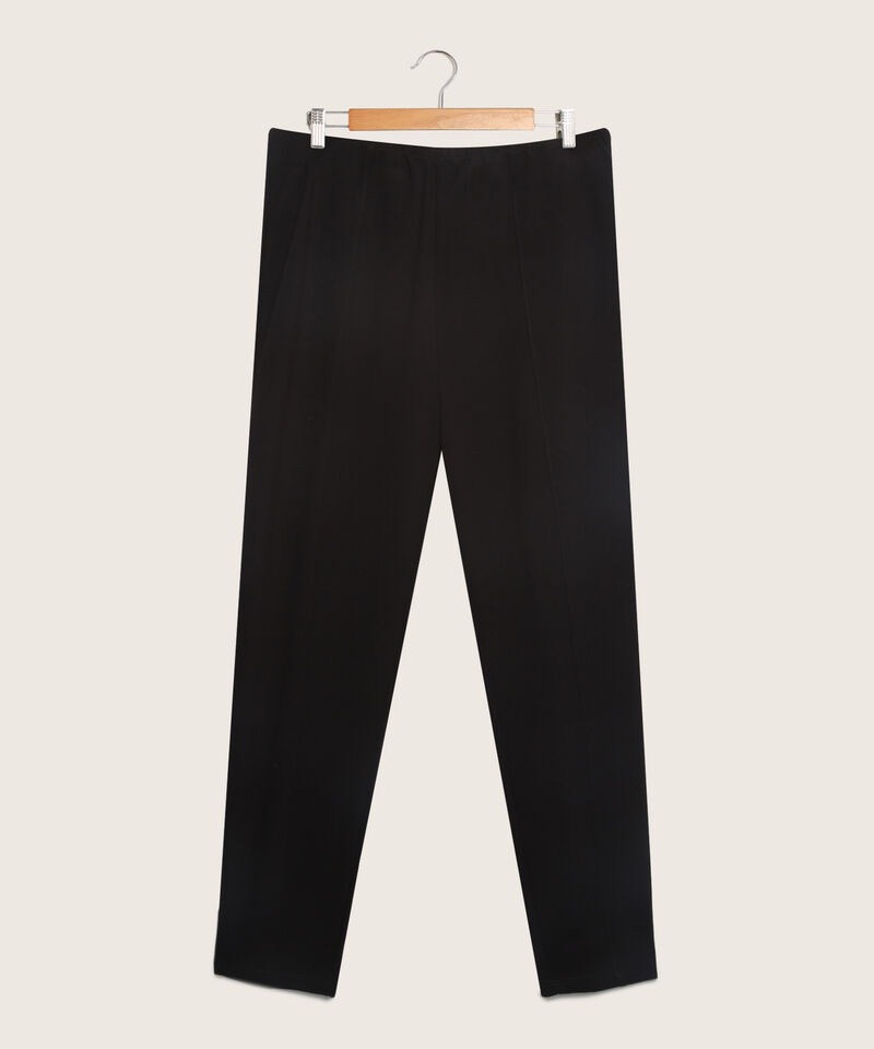 Leggings Con Vena En Delantero Unicolor