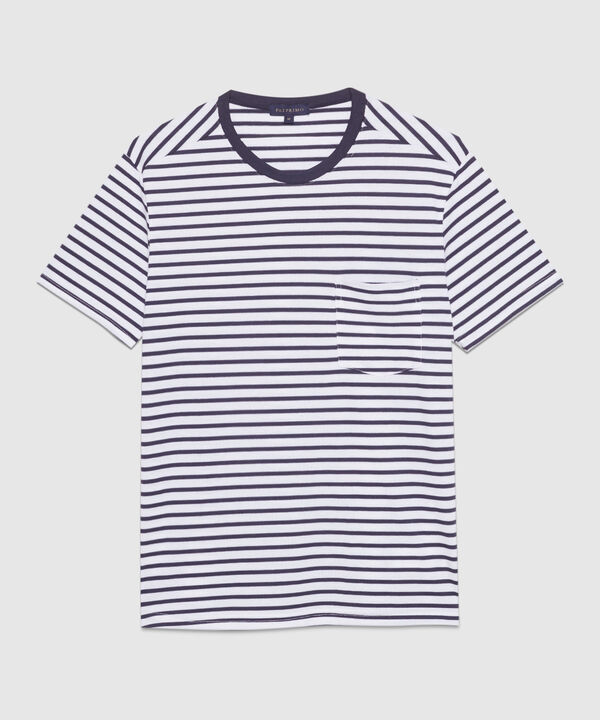 Camiseta Cuello Redondo Multirayas