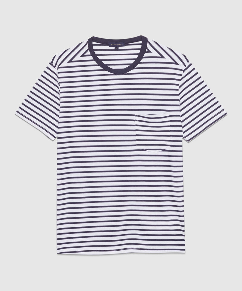 Camiseta Cuello Redondo Multirayas