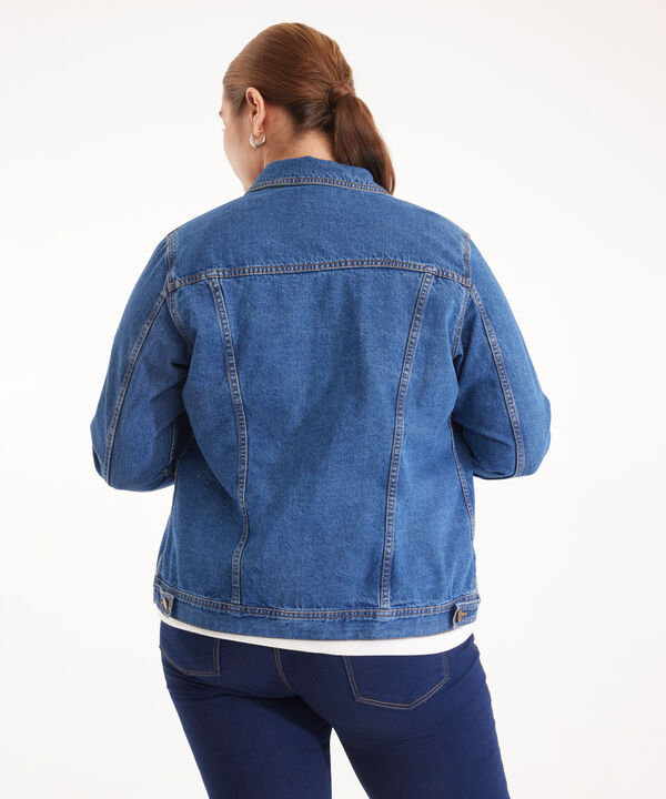 Chaqueta Trucker Tono Medio Oscuro  Alba