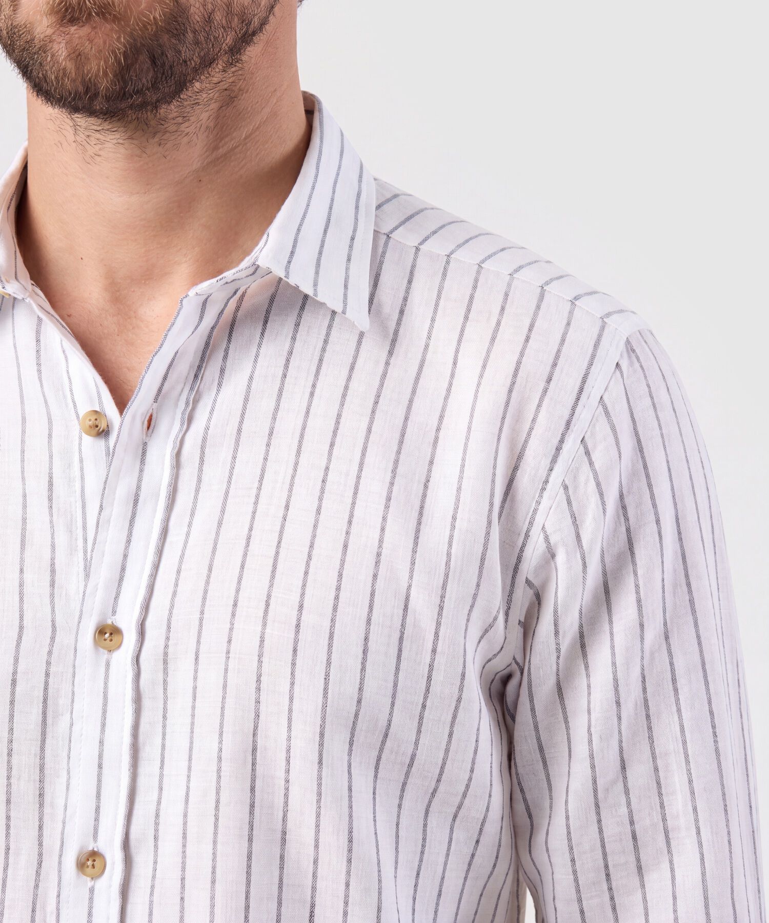 Camisa De Manga Larga Vers&aacute;til Para Hombre