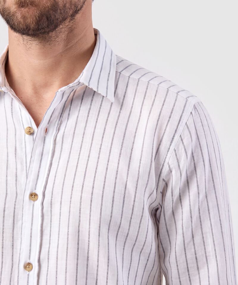 Camisa De Manga Larga Vers&aacute;til Para Hombre