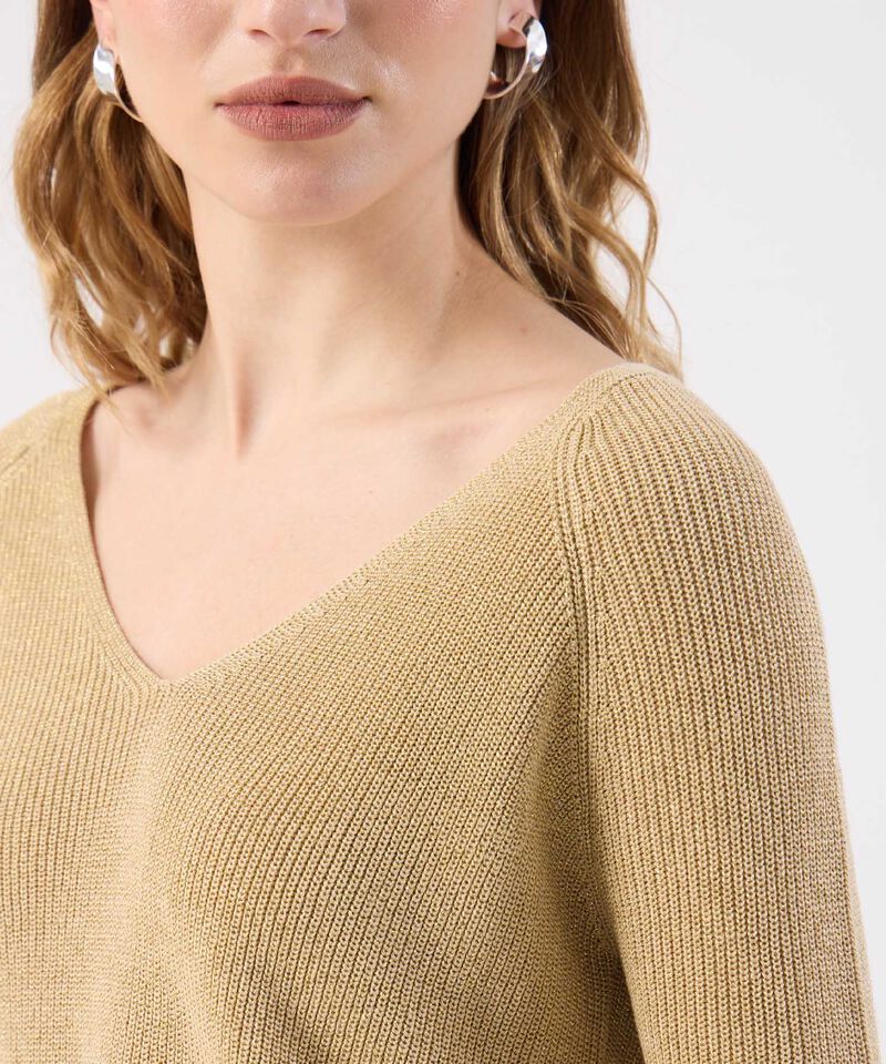 Saco Fino Tejido Cuello V Elegante Para Mujer